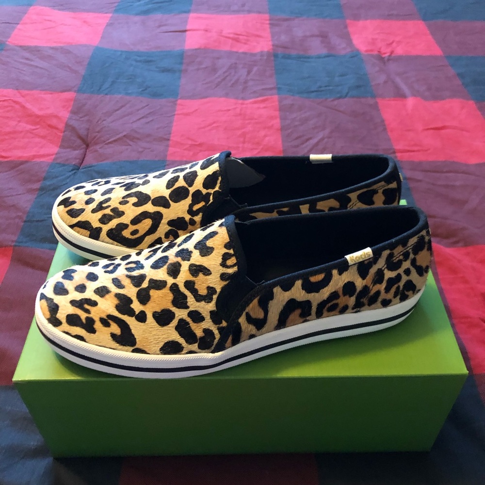 Keds Kate Spade New York Leopard Slip On Sneaker